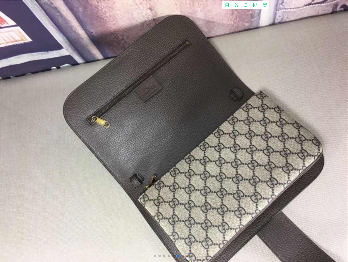 GUCCI GG Supreme Ophidia Web Sherry