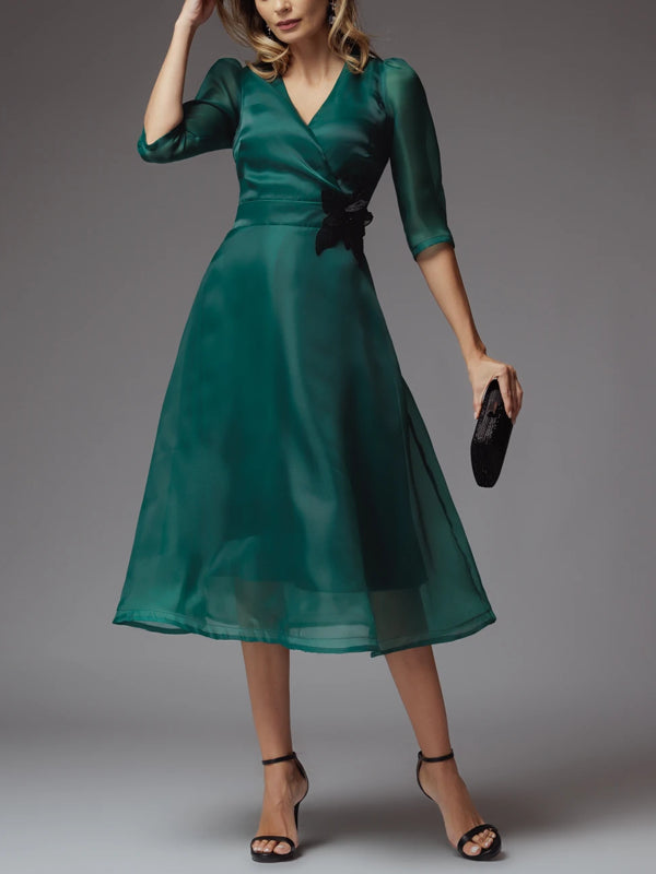 Temperament Organza Elegant Women's Dress