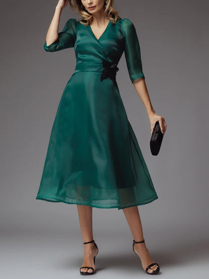 Temperament Organza Elegant Women's Dress