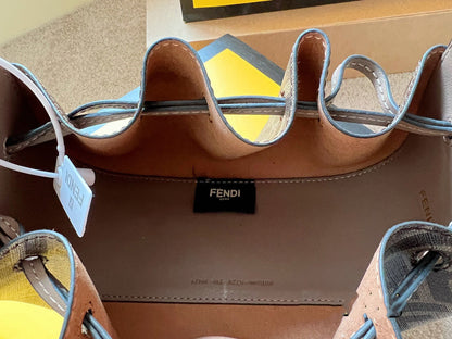 Fendi Pomodorino Mini FF  Bag – Brown – Shoulder Bags