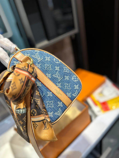 LV Denim Speedy
