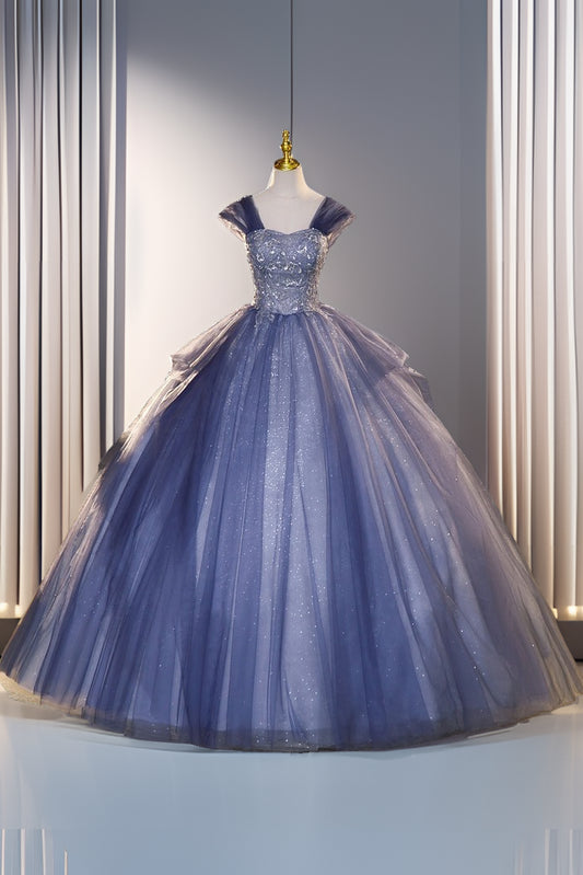 loveedsTM-French style one shoulder colorful tulle tulle evening dress