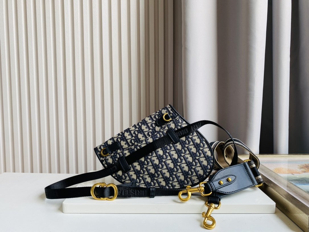 Dior Saddle Belt Bag Oblique