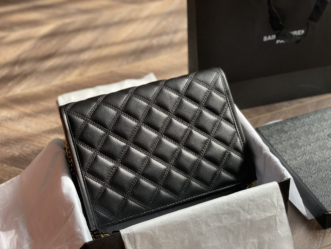 Saint Laurent Becky Mini Chain Bag in Carré