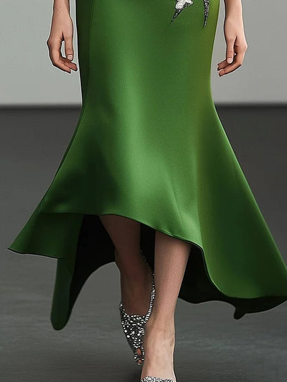 Temperament Sleeveless Flared Dress Temperament