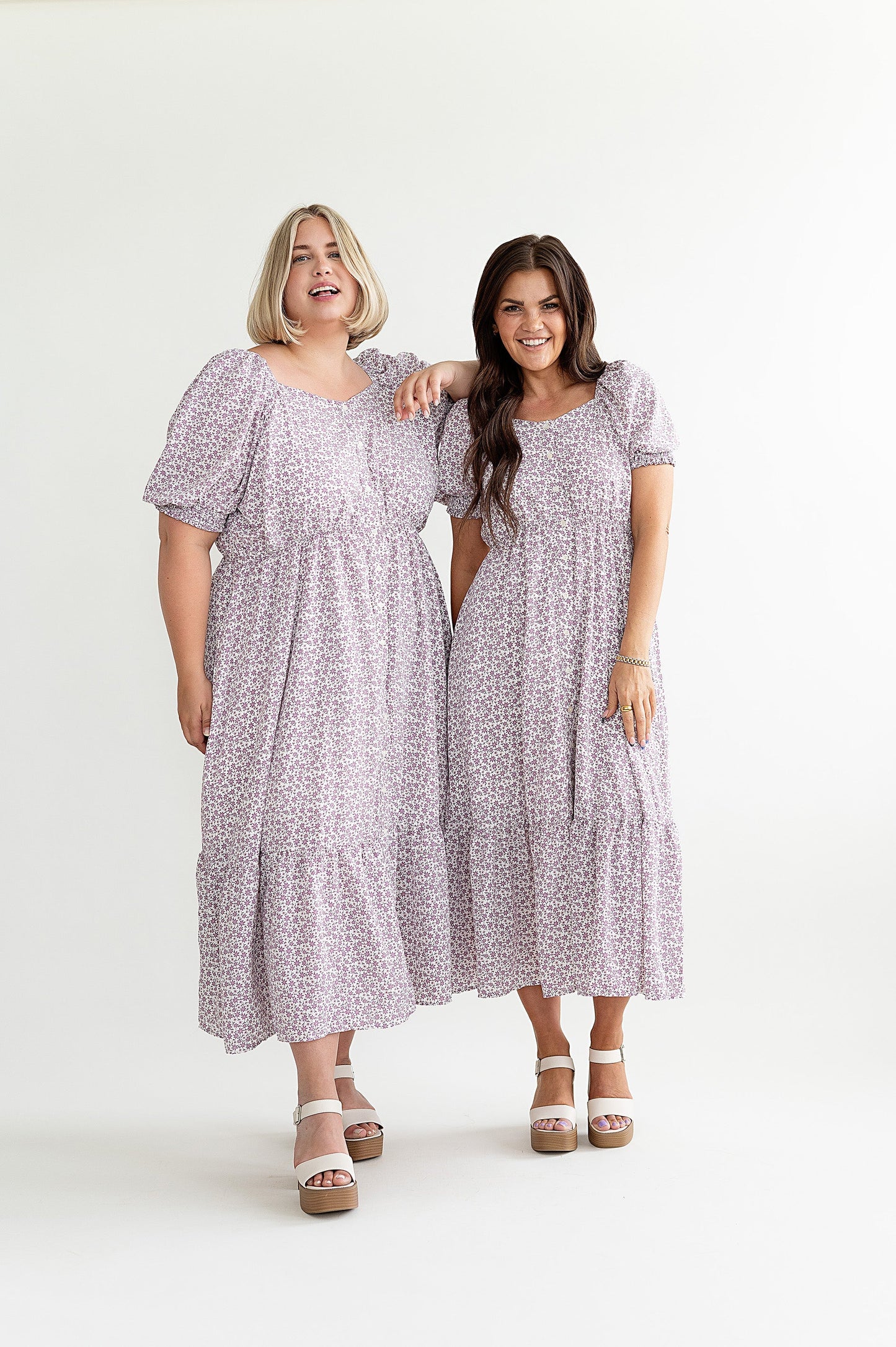 loveedsTM-Lavender Haze Floral Dress