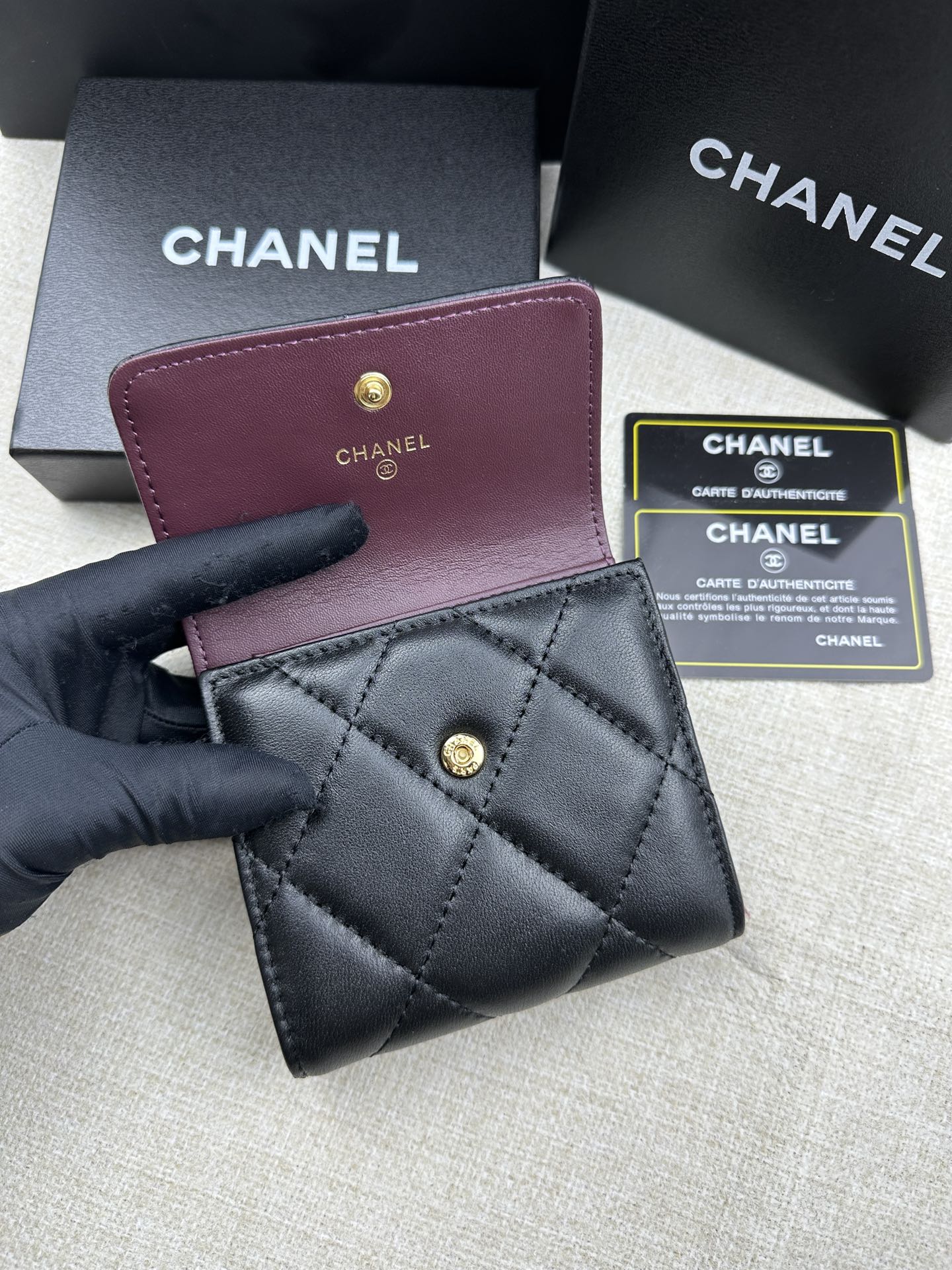 Chanel 19 Small Flap Wallet