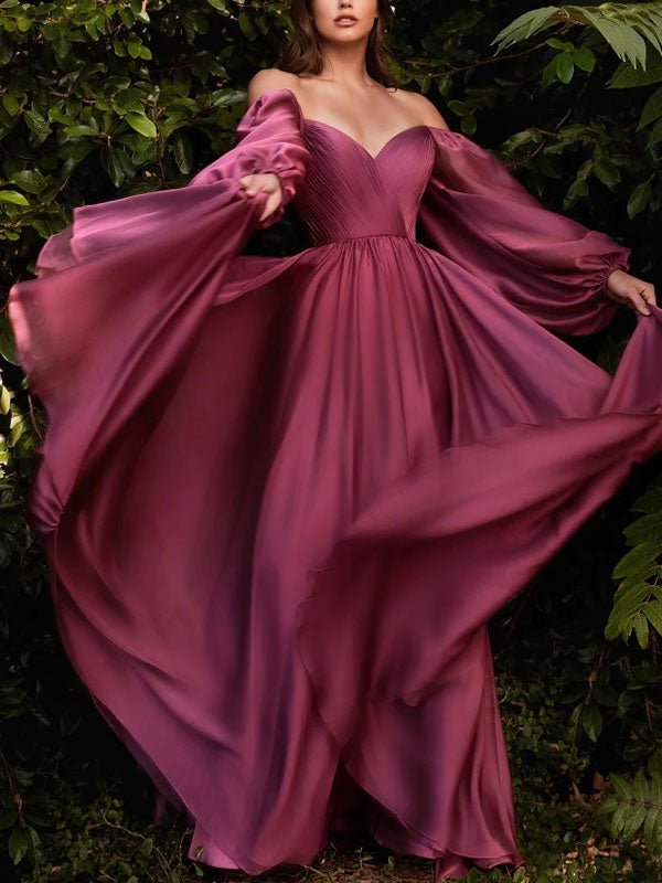 Smocked Airy Chiffon Jungle Collection Women's Dress