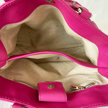 Carolina Herrera Pink Small Shopper Tote Bag