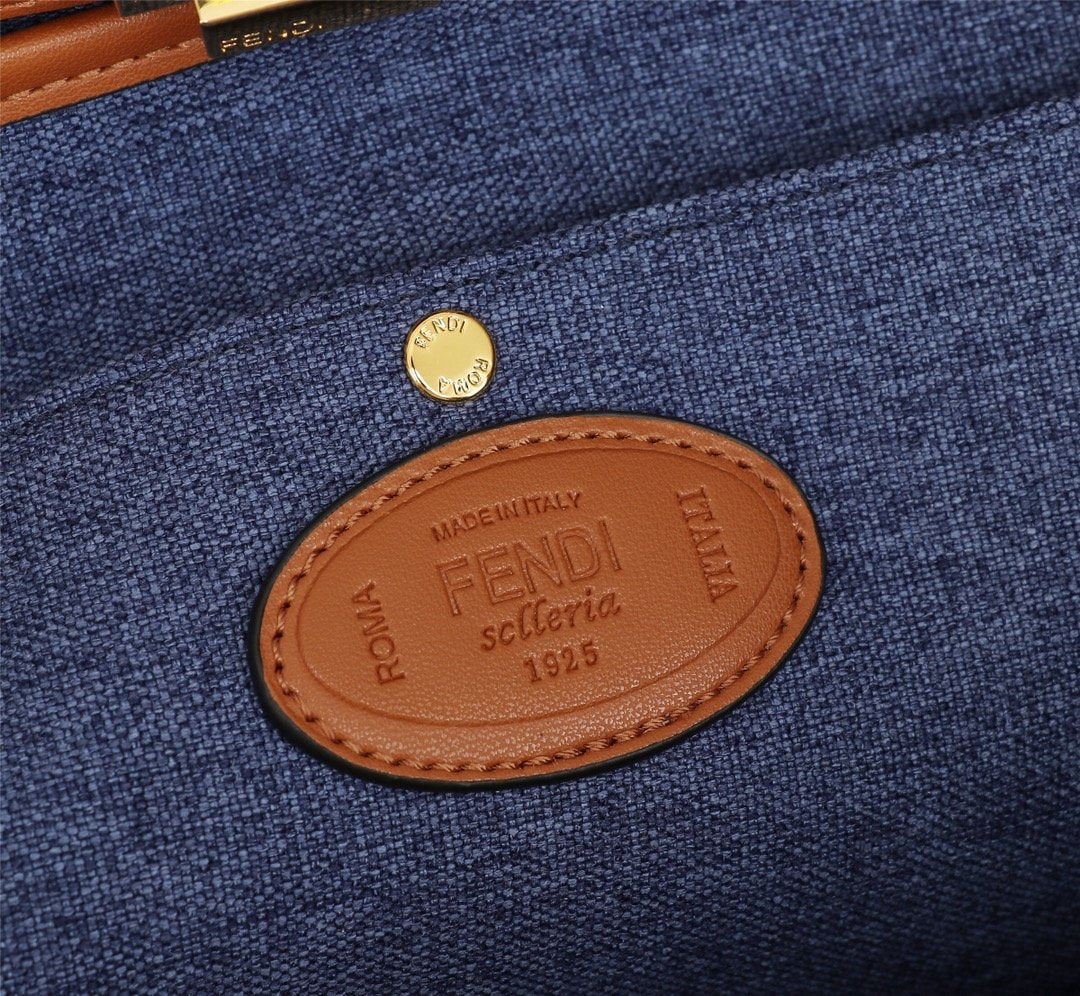 Fendi Peekaboo X-TOTE Canvas Bag