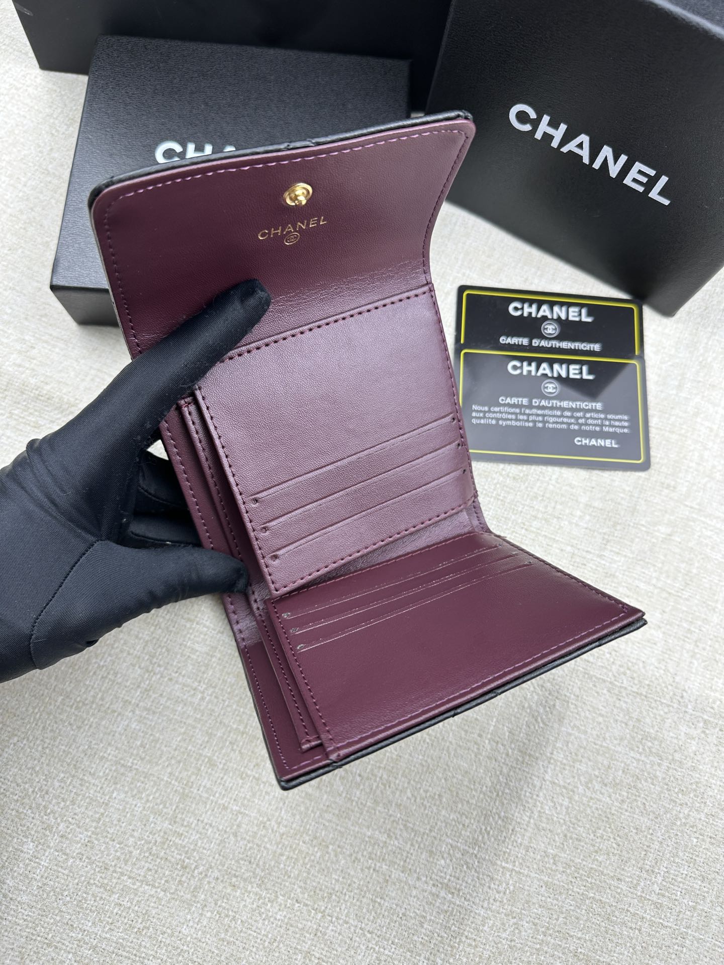 Chanel 19 Small Flap Wallet