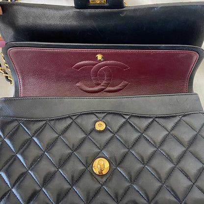 Chanel Medium Lambskin Double Flap Bag