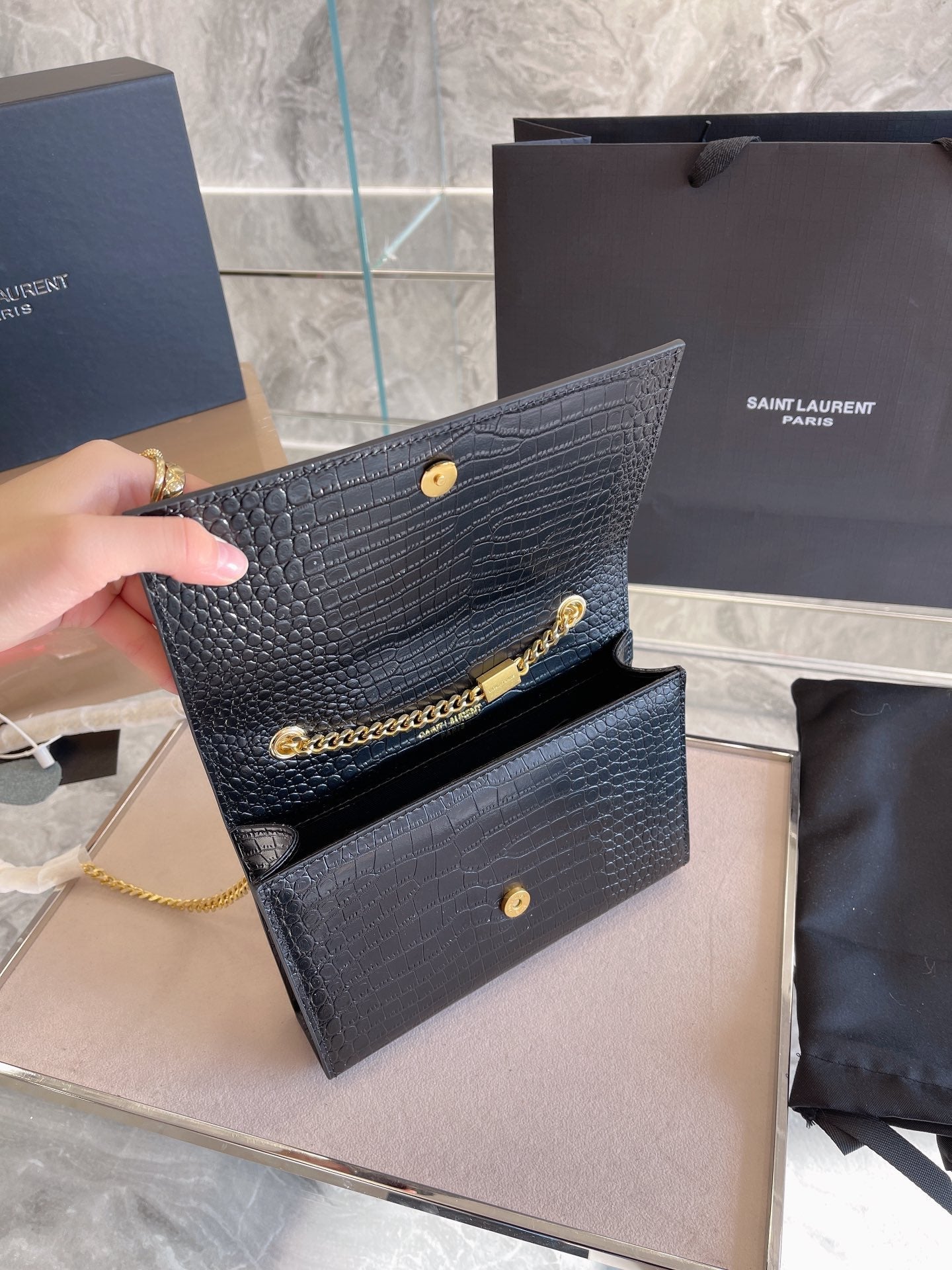 Saint Laurent Kate Medium Tassel Shoulder Bag Women