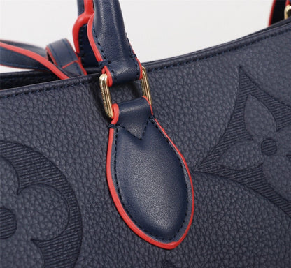 Louis Vuitton On The Go Giant Tote Navy Blue
