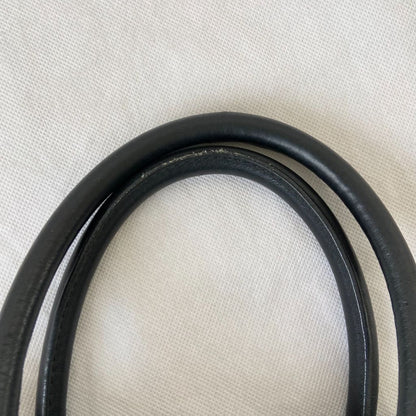 Celine black luggage micro tote bag