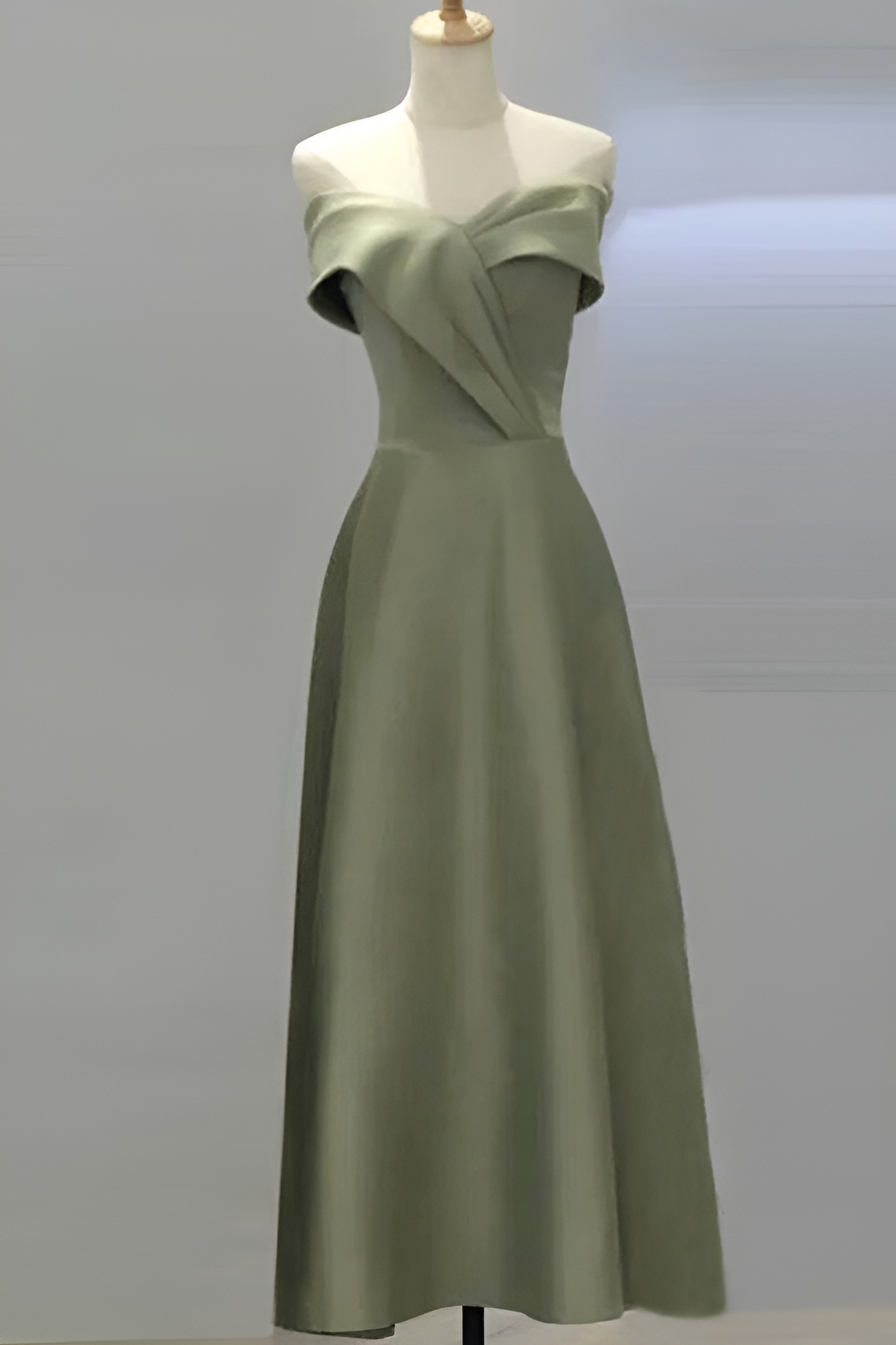 loveedsTM-Satin bridesmaid dress new green dress