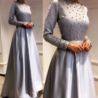 Long grey Dress with Beaded for Women Prom Dress   cg12922