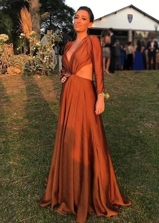 Deep V Neck Charming Prom Dress , Sexy Prom Dress   cg13988