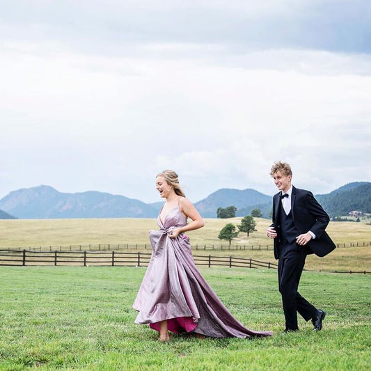 Deep V-Neck Prom Dress,Prom Dresses,Formal Prom Dress   cg14636