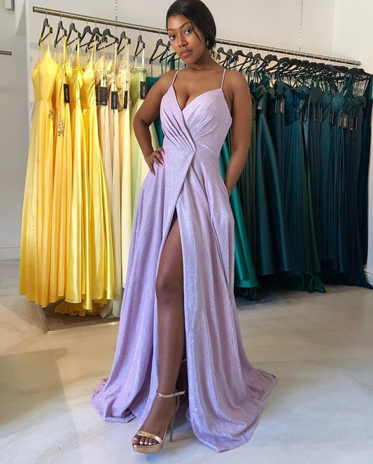 Simple A Line Spaghetti Straps Long Prom/Evening Party Dress   cg15483