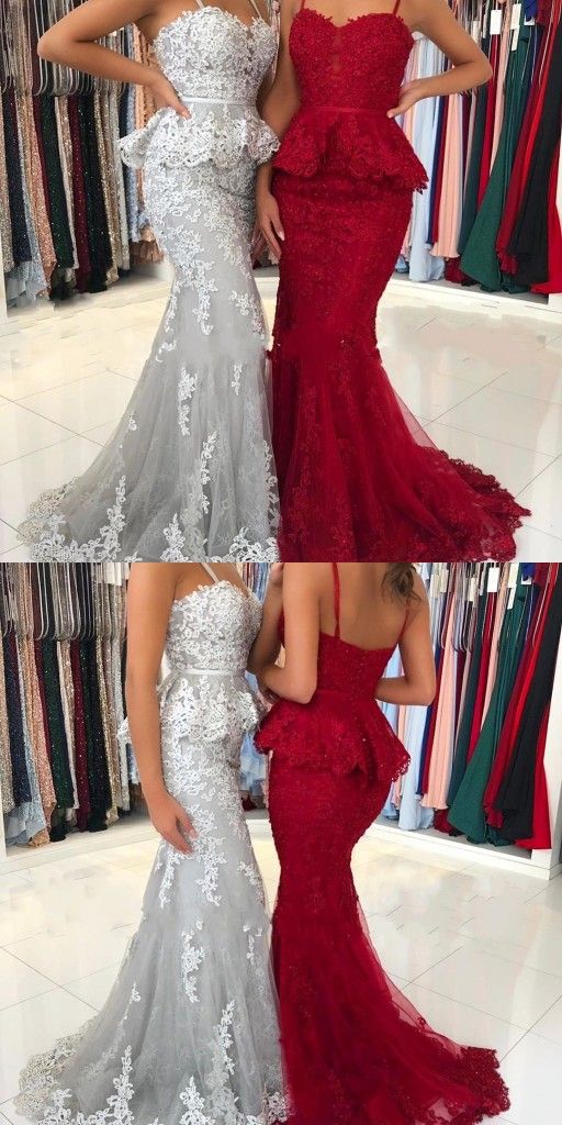 Red Evening Dresses Long Lace | Prom dresses evening wear online    cg16900