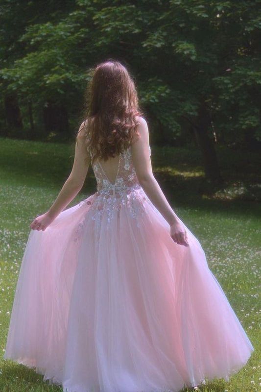 Princess Pink Long Dress for Prom or Formals    cg17190