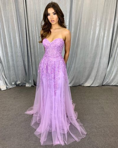 Charming Prom Dress,Sweetheart Prom Dress,Appliques Prom Dress    cg17356