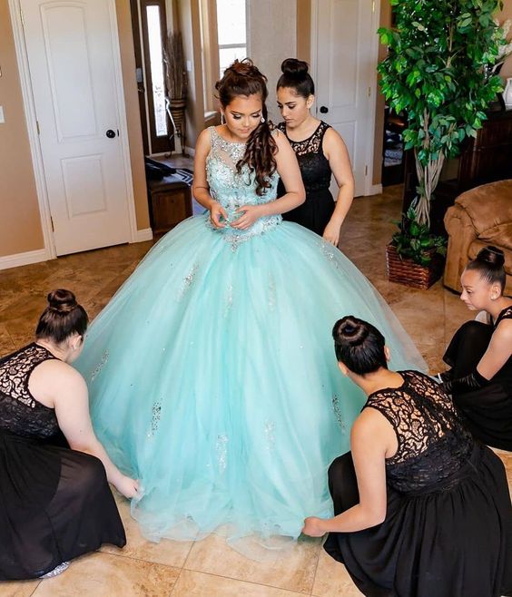 prom dresses Princess prom dresses beaded ball gown   cg17826