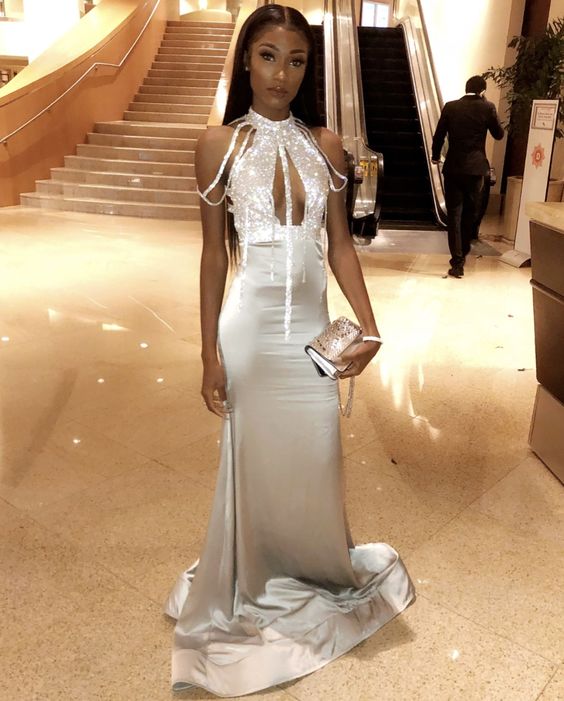 mermaid unique long Evening prom Dress   cg18096