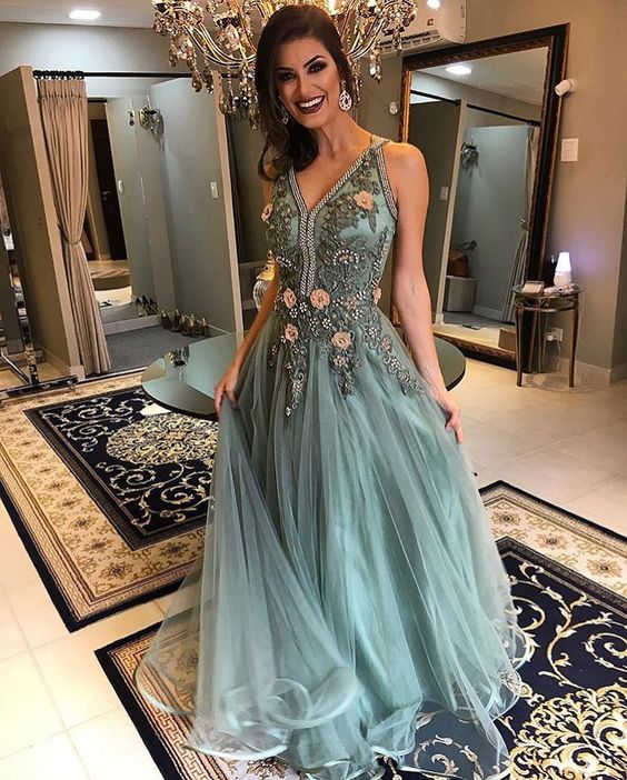 Charming A-Line Prom Evening Dresses,  Princess Gown   cg18764