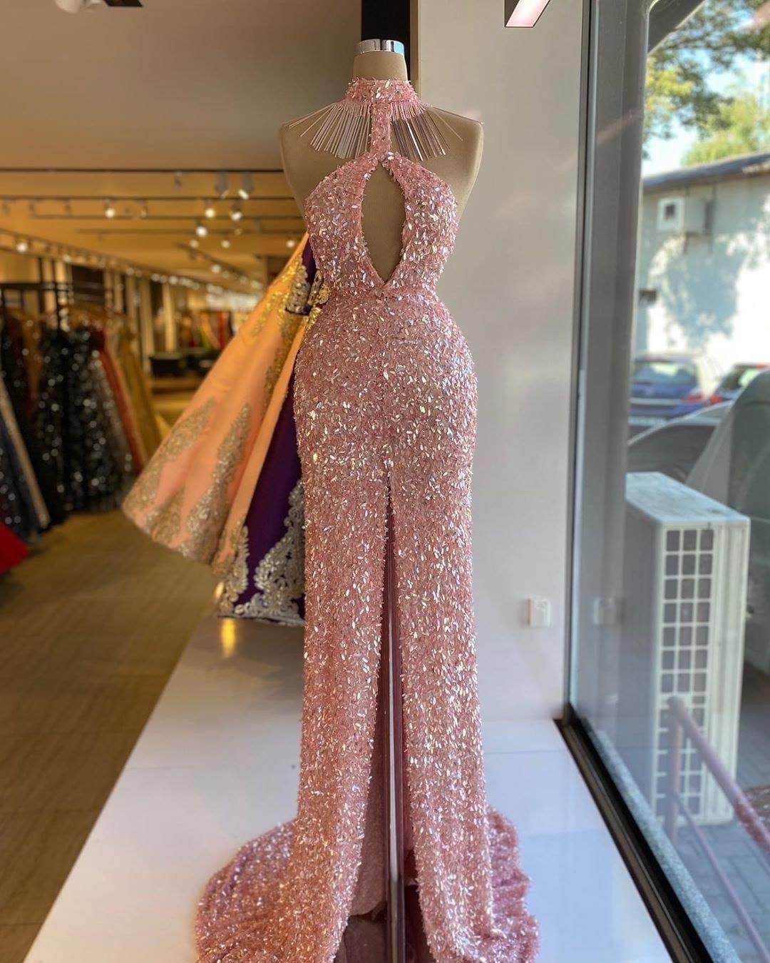 Pink prom dress fashion evening dress    cg18980