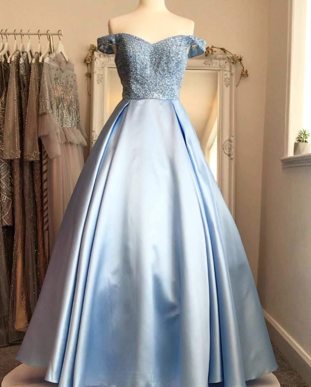 Charming Prom Dress,Off The Shoulder Prom Dress,A-Line Prom Dress,Long Prom Dress,Evening Dress   cg20398