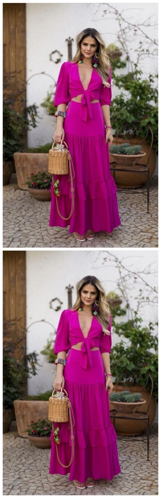 Popular Long Prom Dress,V-Neck Sexy Evening Party Dress    cg20844