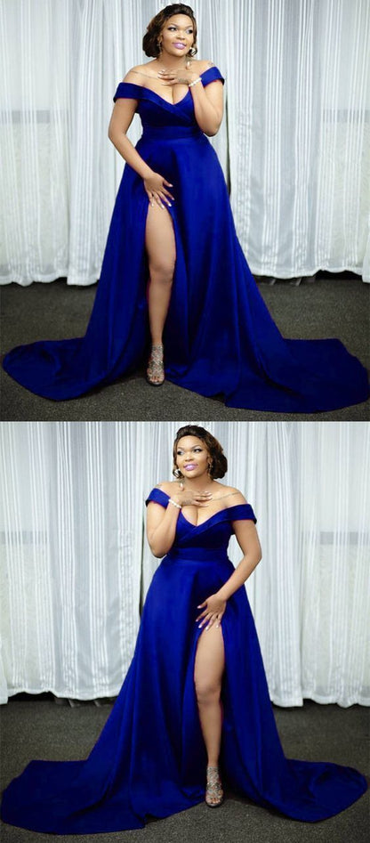 off the shoulder prom dresses plus size evening gown