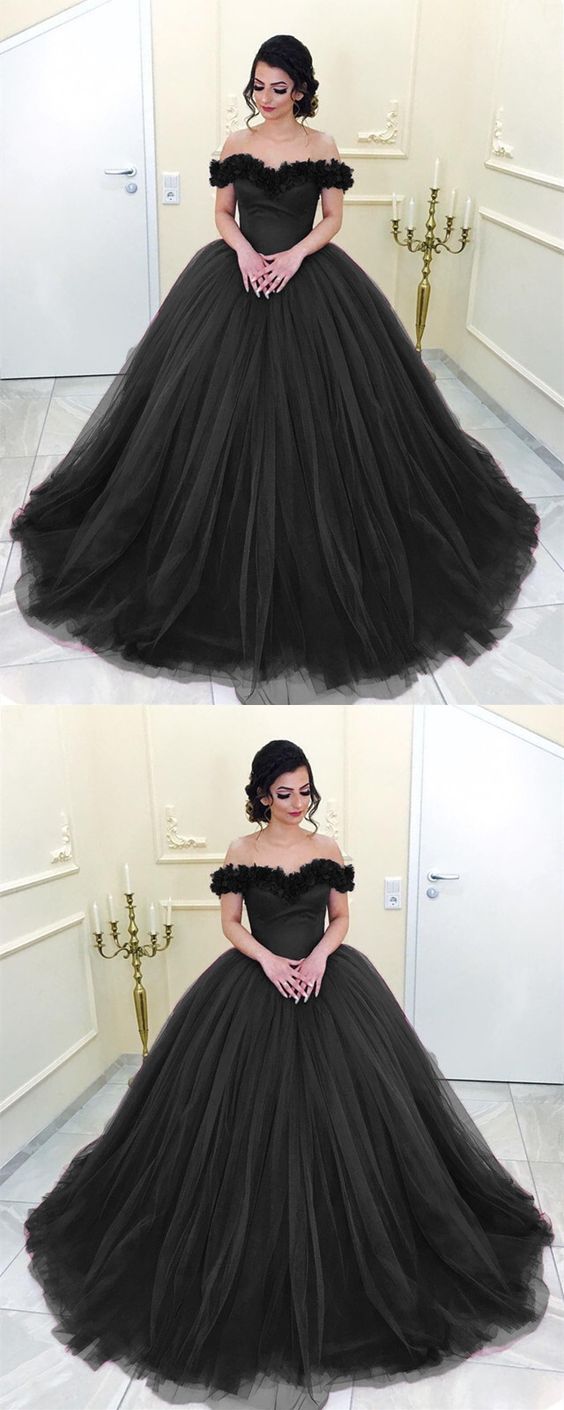 Tulle Ball Gown off shoulder prom quinceanera dresses cg2209