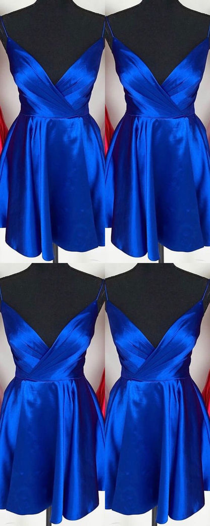 semi formal dress,royal blue homecoming dresses,royal blue cocktail dresses cg2212
