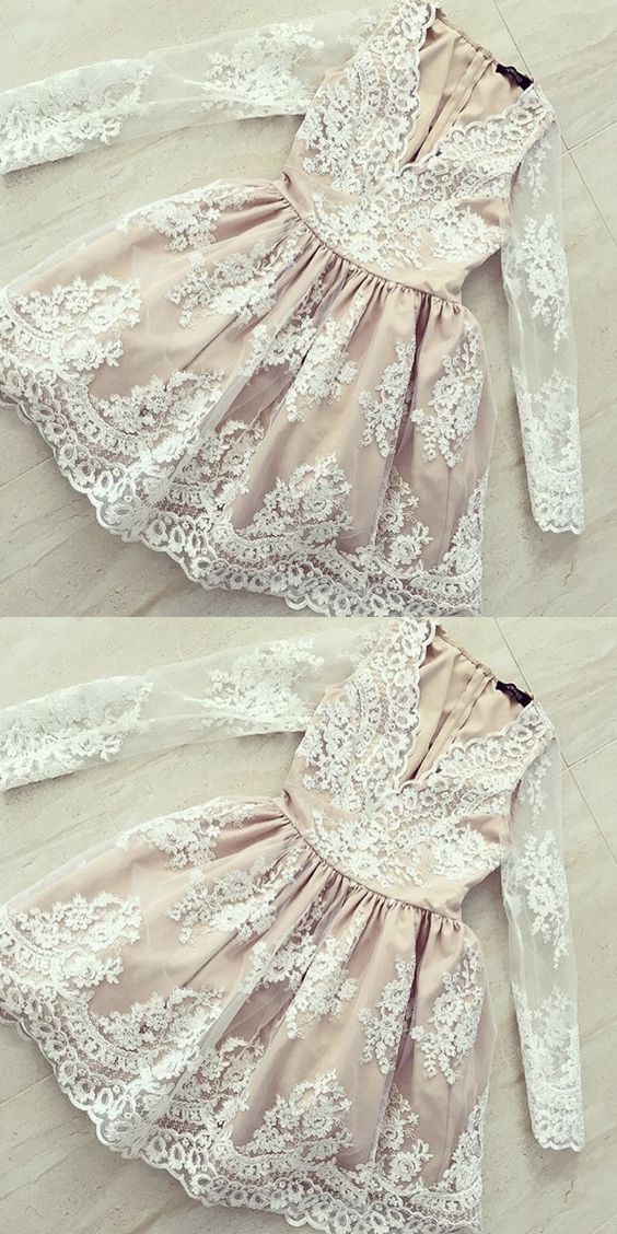 long sleeves homecoming dresses,back to school dress cg2721