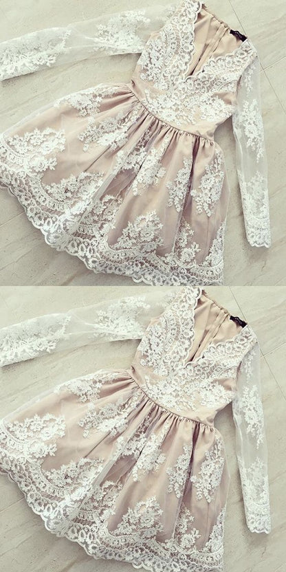 long sleeves homecoming dresses,back to school dress cg2721