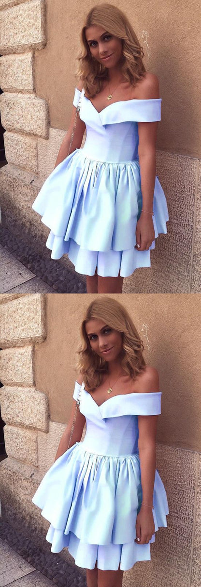 baby blue homecoming dresses,short dresses,semi formal dress,short cocktail dress,light blue homecoming dresses cg2824
