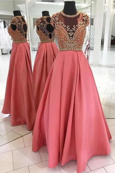 Fashion Floor Length Prom Dress Beaded Formal Dresses Wedding Party Dress   cg6469