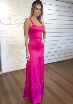 Spaghetti Strap Long Party Dress ï¼ Charming Prom Dress  cg6879