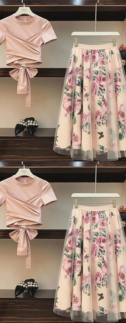 Cute two pieces short homecoming dress, evening dress cg807