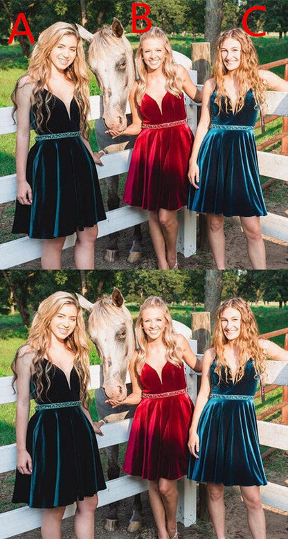 cute straps short homecoming dresses, homecoming dresses, dancing dresses cg875