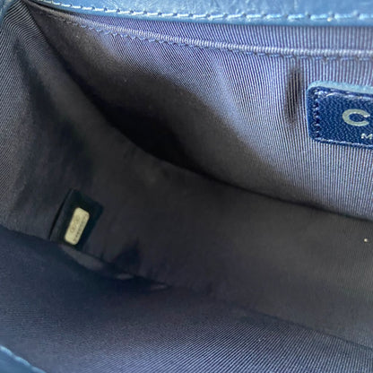 Chanel Aged Calfskin Chevron Quilted Medium Jacket Boy Flap