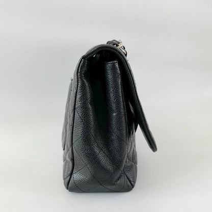 Chanel Black Caviar Single Flap Bag