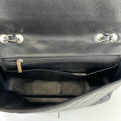 Chanel Black Caviar Single Flap Bag