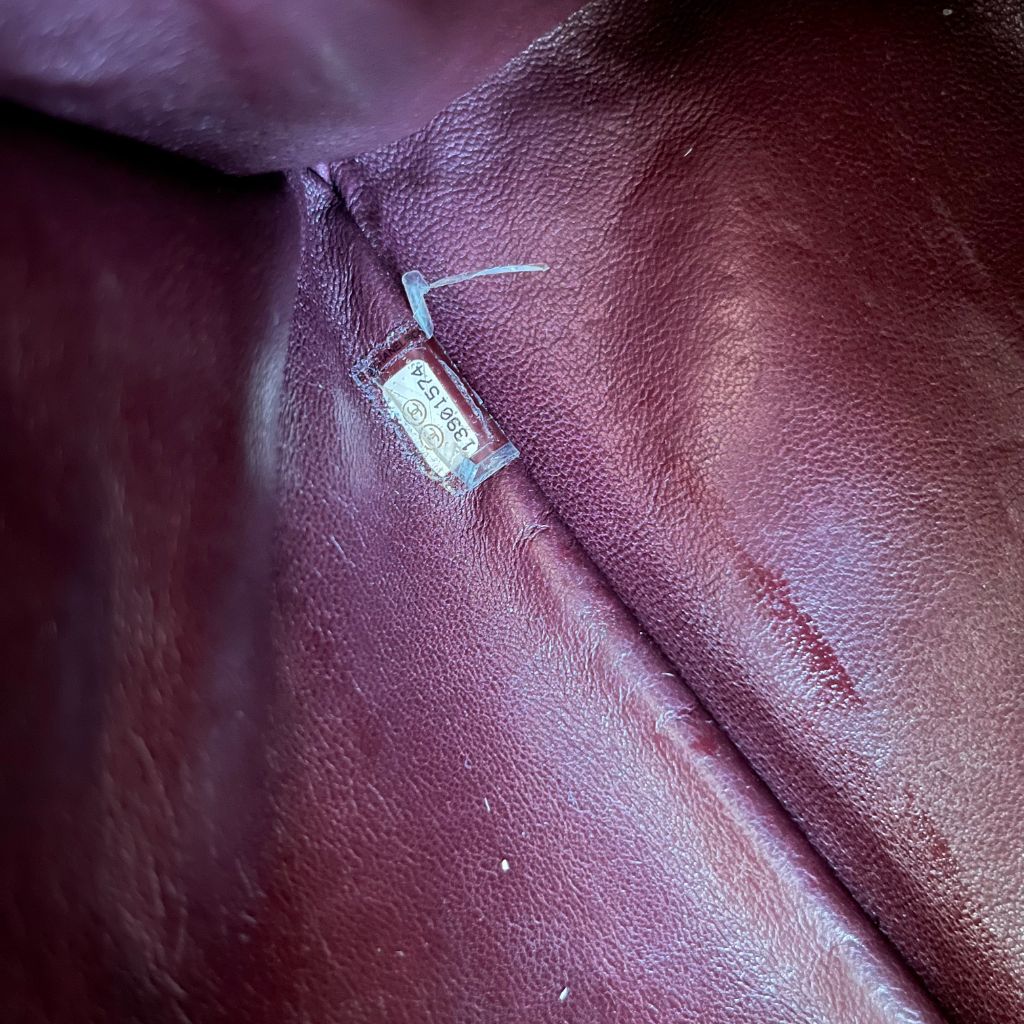 Chanel Black Leather Maxi 2.55 shoulder flap bag