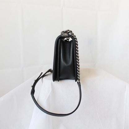 Chanel Leaf Embossed Large Boy Bag