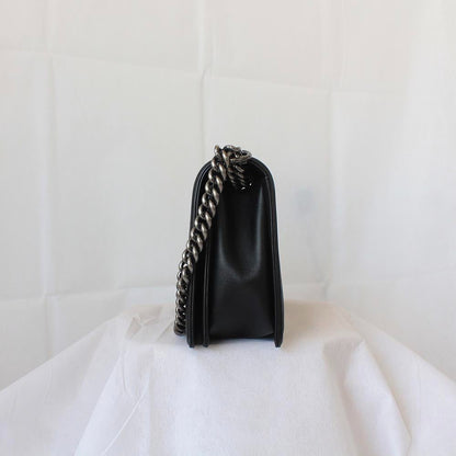 Chanel Leaf Embossed Large Boy Bag