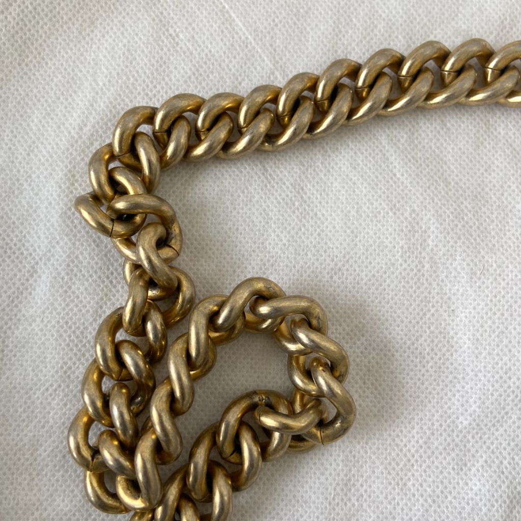 Chanel  White/Gold Woven Leather Small Reverso Boy Flap Bag